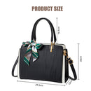 Modishion PU Leather Handbag Shoulder Bag with Adjustable Strap
