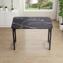 Livingandhome Folding Dining Table with Double Spring Mechanism