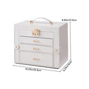 Sheonly Velvet Lined Jewellery Storage Box with Lock