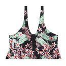 2 Piece Tankini Swimsuit With Double Shoulder Straps