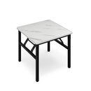Livingandhome Marble Effect Folding Coffee Table