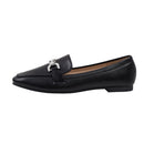 PU Leather Closed Toe Loafers
