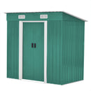 Livingandhome Compact Metal Storage Tool Shed For Garden Patio