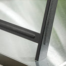 Outsunny Portable Charcoal Grill With Pull-Out Charcoal Basin