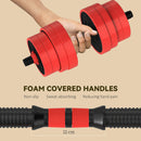 SPORTNOW Weight Dumbbells Set, Barbell, Kettlebell, Push Up Stand, 30kg