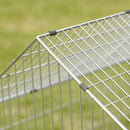 PawHut Rabbit Run, Pet Playpen W/ Protective Cover, 180 X 75 X 75 Cm, Black