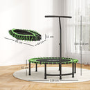 HOMCOM Trampoline Outdoor Bouncer Jumper Adjustable Handle