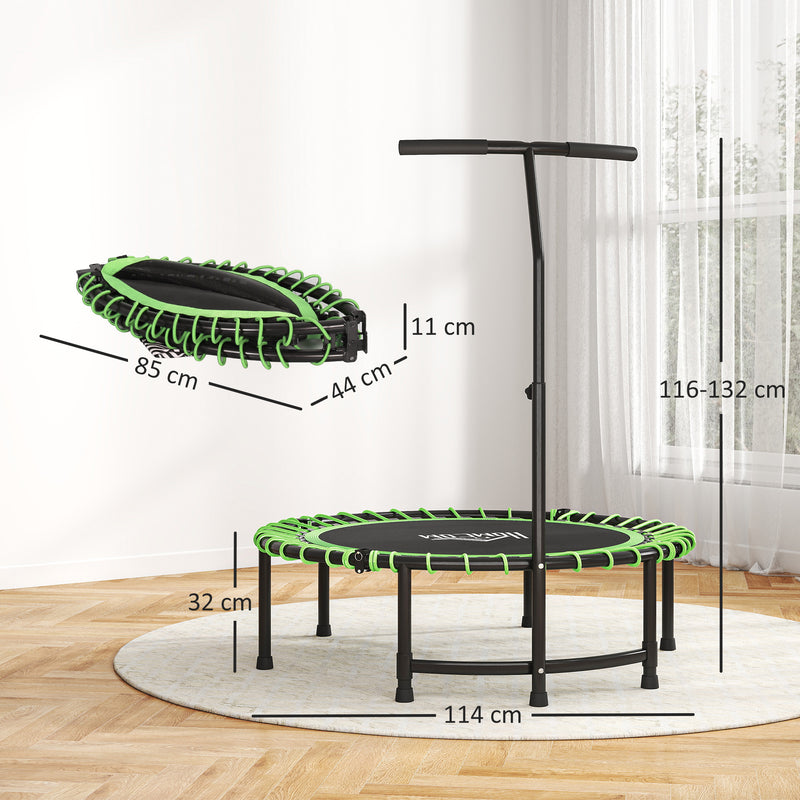 HOMCOM Trampoline Outdoor Bouncer Jumper Adjustable Handle