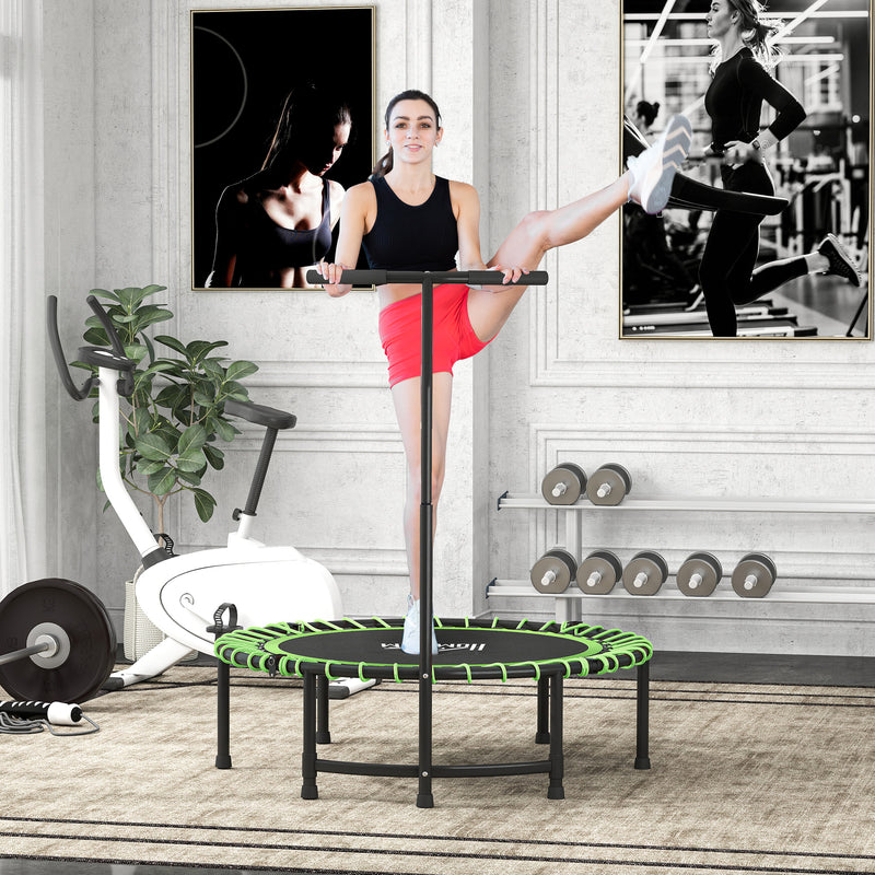 HOMCOM Trampoline Outdoor Bouncer Jumper Adjustable Handle
