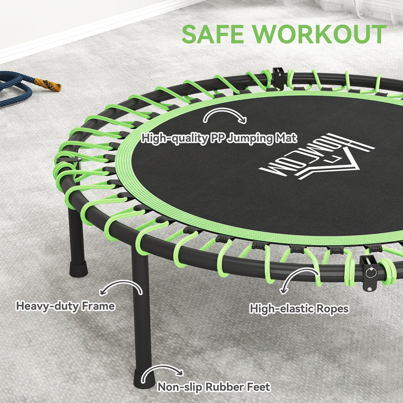 HOMCOM Trampoline Outdoor Bouncer Jumper Adjustable Handle