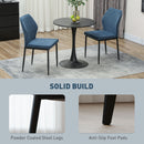 HOMCOM Set of 2 Dining Chairs with Curved Back Padded Seat for Kitchen