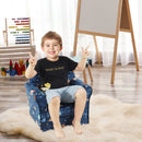 HOMCOM Children's Planet-Themed Armchair - Blue