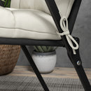 Outsunny Garden Back Chair Cushion Patio Seat Cushion Pad Outdoor & Indoor Use
