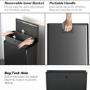 HOMCOM 45L Kitchen Bin, Pedal Bin With Soft-Close Lid, Removable Bucket