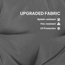 Outsunny Outdoor Seat Cushions Set Of 2, Tufted Round Chair Pads