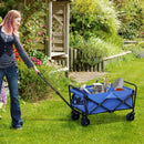 Outsunny 62L Festival Trolley, 120kg Heavy Duty Folding Trolley Cart