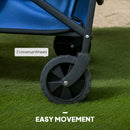 Outsunny 62L Festival Trolley, 120kg Heavy Duty Folding Trolley Cart