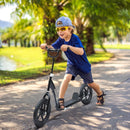 HOMCOM Teen Push Scooter -  Black