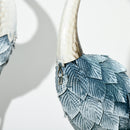 Outsunny Crane Garden Ornaments, 2 PCS Steel Garden Statue Set Multi-Colour