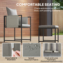 Outsunny 8 Seater Garden Dining Set, Cube Garden Furniture with Cushions
