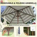 AIYAPLAY Kids Picnic Table, Wooden Kids Garden Furniture With Umbrella