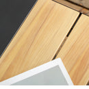 Outsunny 4 PCS Garden Furniture Conversation Set w/ Loveseat Table, Grey