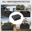 Outsunny Outdoor Furniture Protective Cover, Black