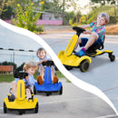 6V Electric Ride on Drift Car for Kids Aged 3-8 Years Old-Yellow