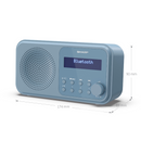 Sharp Tokyo Portable Radio - Steel Blue