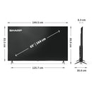 SHARP 65HM5245KB 65 Inch 4K UHD Quantum Dot TiVo Smart TV