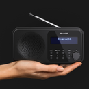 Sharp Tokyo Portable Radio - Midnight Black