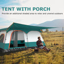 4-6 /  8-10 Person Camping Tent With Porch And Rainfly