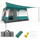 4-6 /  8-10 Person Camping Tent With Porch And Rainfly