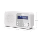 Sharp Tokyo Portable Radio - Snowy White