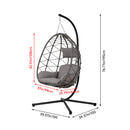Breeins Hanging Chair with Stand and Cushion