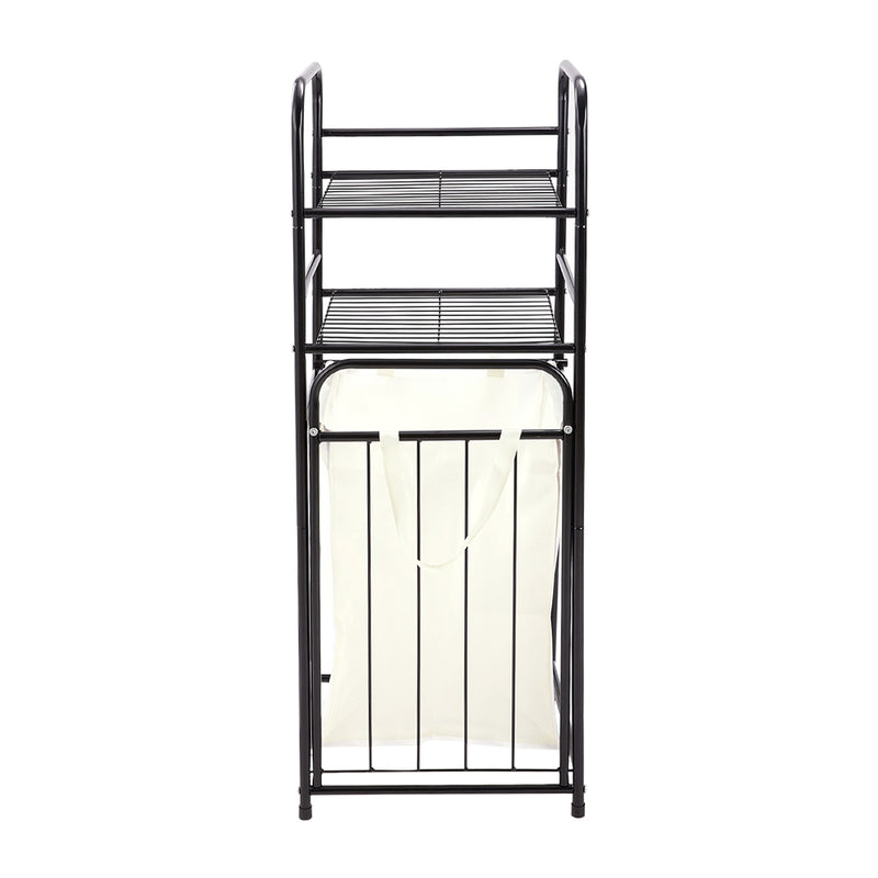 Lifeideas 3-Tier Tilt Out Laundry Hamper Shelf Bathroom Storage Organizer Rack