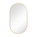 Cottonfy UK Oval Metal Wall Mirror