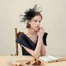 Black Vintage Fashion Fascinator