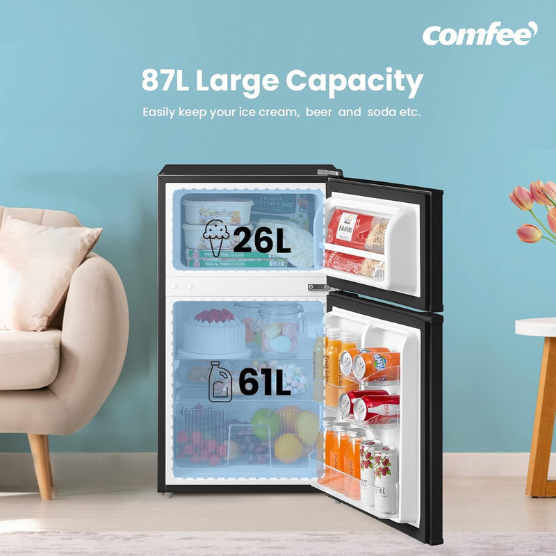 COMFEE 87L Under Counter Fridge Freezer