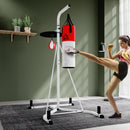 HOMCOM Punchbag & Speedball Boxing Station Frame Freestanding, White