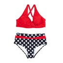 Women Two Piece V-Neckline Bikini Swimsuit