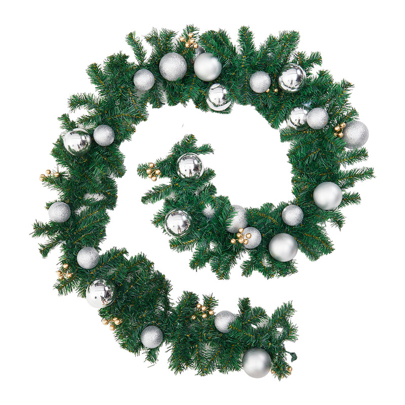 Lifeideas Artificial Plastic Pine Garland Christmas Hanging Decoration