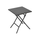Breeins Foldable 3-Piece Bistro Set with Rattan-Style Table and Chairs