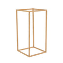 Lifeideas Metal Rectangular Flower Stand Pedestal for Wedding and Party Decor