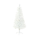 Lifeideas 6FT/1.8M Pre-Lit Artificial Christmas Tree With Foldable Metal Stand