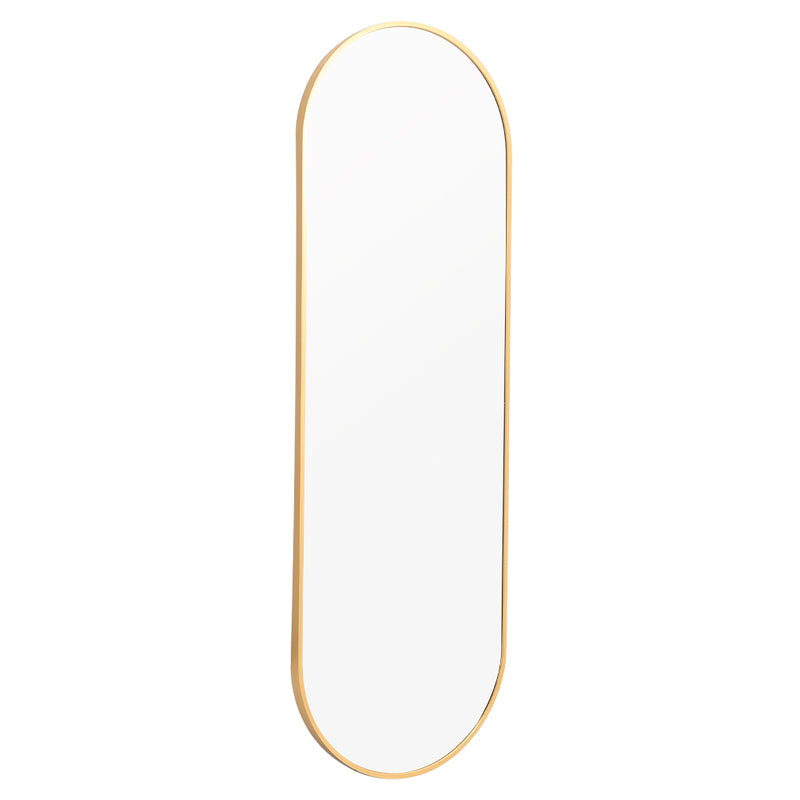 Cottonfy UK Oval Metal Full Length Wall Mirror