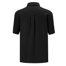 Cotton Short-sleeve Shirt - Black