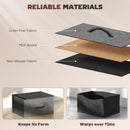 HOMCOM Fabric Chest Of Drawers, 8 Drawer Dresser For Bedroom