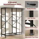 HOMCOM Fabric Chest Of Drawers, 8 Drawer Dresser For Bedroom