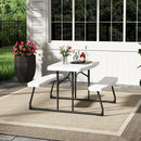 Breeins Foldable Picnic Table and Bench Set for Kids